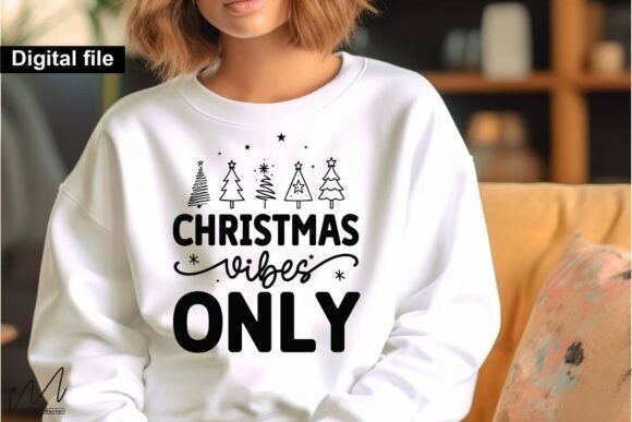 Christmas Vibes Only SVG for Crafts and Graphics
