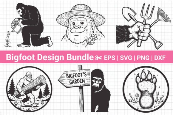 Funny Bigfoot Gardening SVG Review