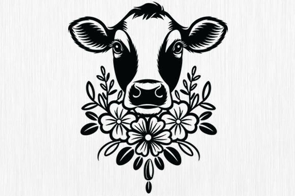 Funny Cowboy Hat Svg Dairy Cow Svg for Crafts and Graphics