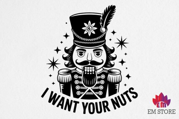 Funny Nutcracker Christmas SVG for Crafts and Graphics