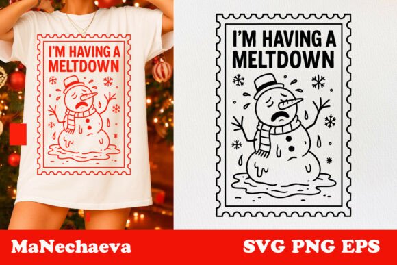 Funny Snowman Meltdown SVG Review