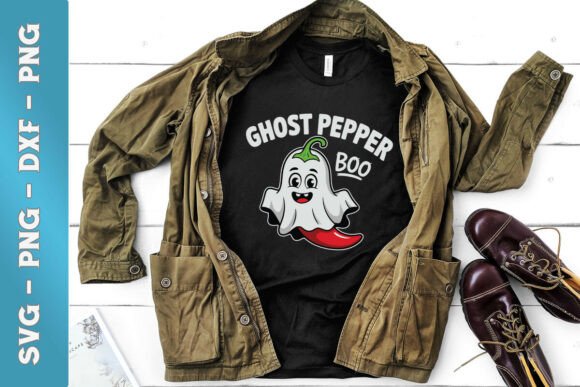 Ghost Pepper Funny Chili Puns SVG for Graphic Designers