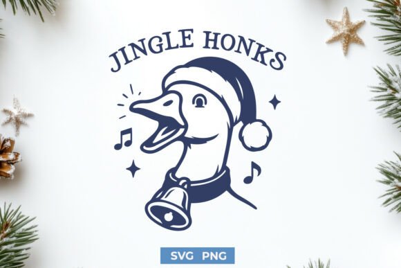 Jingle Honks SVG PNG – Funny Christmas Graphics for Crafts