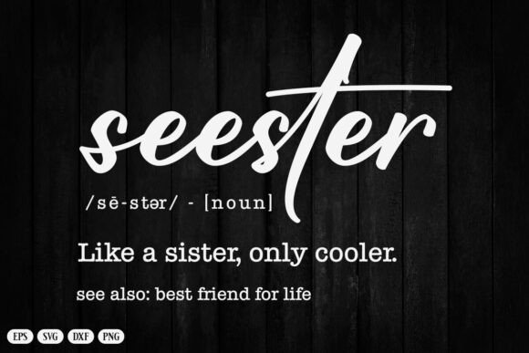 Seester Definition Svg: A Graphic Asset for Local Branding