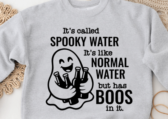 Spooky Water Graphics for Crafts and Halloween Design
