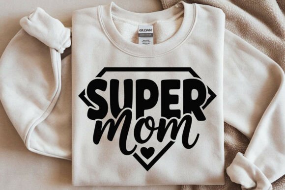 Super Mom SVG File for Crafts and Graphics